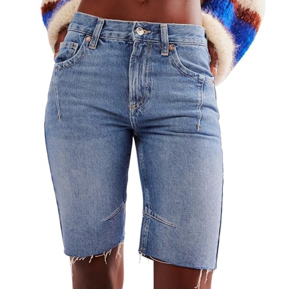 Free People We The Free Ghost Town Long Shorts